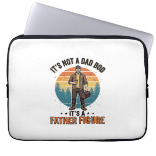 Lustige Vaterfigur Vintage-Dad-Humor-Shirt-Design Laptopschutzhülle