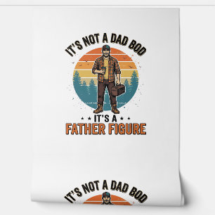 Lustige Vaterfigur Vintage-Dad-Humor-Shirt-Design Tapete