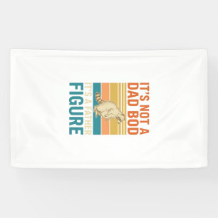 Lustige Vaterfigur Waschbär Vintage-Shirt-Design_1 Banner