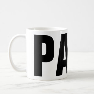Lustige Vatertags-Tasse für Vati   PAPA-Schale Tasse