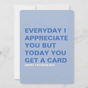 Lustige Vatertagskarte für ihn & Papa