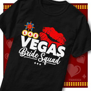 Lustige Vegas-Braut-Truppe Hübsche Junggesellinnen T-Shirt
