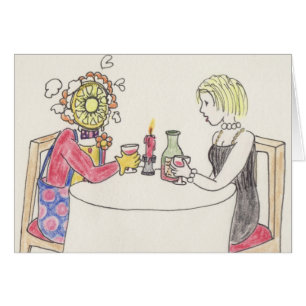 Lustige Verabredungsnacht Clown-Romanze Cartoon-Ku