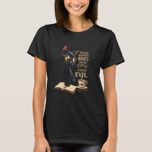 Lustige verbotene Bücher Katze T-Shirt