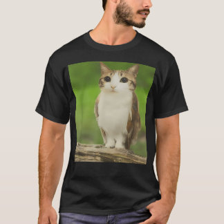 Lustige verfluchte Internet-Trend-Eule Katze T-Shirt