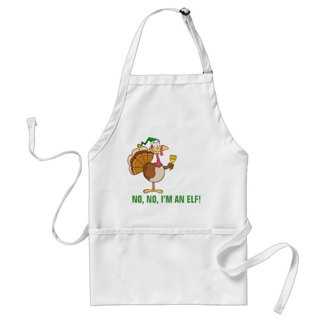 Lustige Verkleidung der Erntedank-Türkei für Schürze (Vorne)