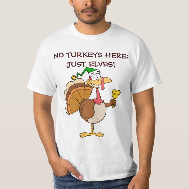 Lustige Verkleidung der Erntedank-Türkei für T-Shirt (Vorderseite)