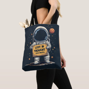Lustige verlorene Astronaut Weltraum-Illustration