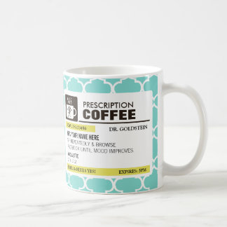 Lustige Verordnungs-Kaffee-Tasse mit Monogramm Kaffeetasse