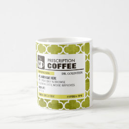 Lustige Verordnungs-Kaffee-Tasse mit Monogramm Tasse