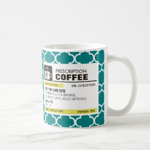 Lustige Verordnungs-Kaffee-Tasse - Quatrefoil Tasse