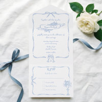 Lustige verrückte handgezeichnete Hochzeit mit Doo