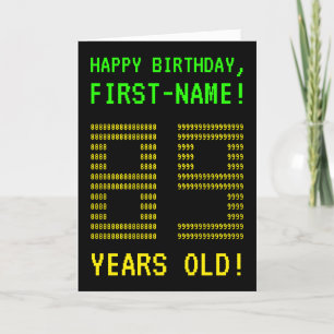 Lustige, verrückte, nerdige "89 JAHRE ALT!" Geburt Karte