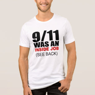 lustige Verschwörungstheorie 911 Tri-Blend Shirt