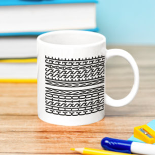 Lustige versteckte Nachricht, individuelle Nachric Kaffeetasse