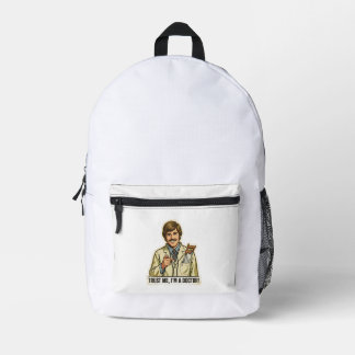 Lustige Vertrau mir ich bin ein Arzt Handsäge Tasc Bedruckter Rucksack