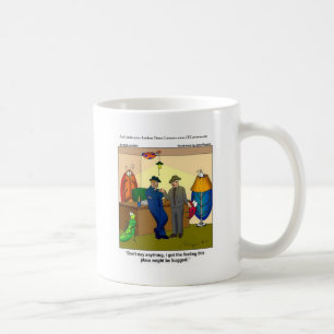 Lustige verwanzte Polizei Hauptquartier Geschenke Kaffeetasse