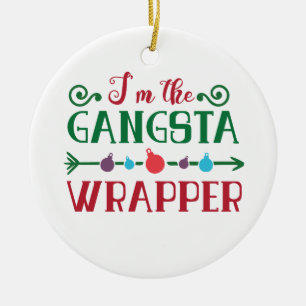 Lustige Verzierung des Gangsta Keramik Ornament