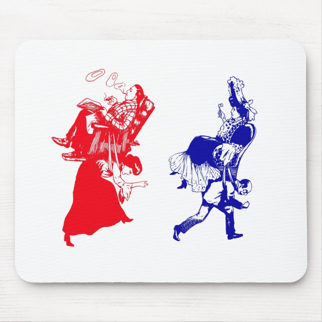 lustige viktorianische Ehe Mousepad (Vorne)