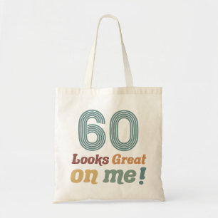 Lustige Vintage 60. Geburtstag Tragetasche