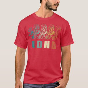 Lustige Vintage-Adhd-Autismus-Bewusstsein für psyc T-Shirt