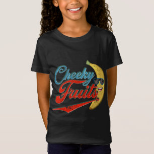 Lustige Vintage-Bananen-Sonnenbrille Freche Obst-G T-Shirt