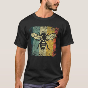 Lustige Vintage-Bienendesigns für Männer Frauen Im T-Shirt