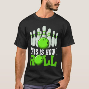 Lustige Vintage-Bowling-Mannschaft Bowler Bowling- T-Shirt