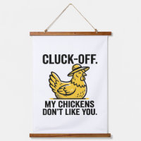 Lustige Vintage-Cluck-Off-Hühnerliebhaber-Minimali