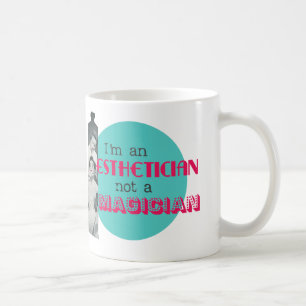 Lustige Vintage-Esthetikerin nicht Zauberin Kaffee Kaffeetasse