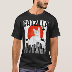 Lustige Vintage-Japanische Catzilla-Japanische Bob T-Shirt