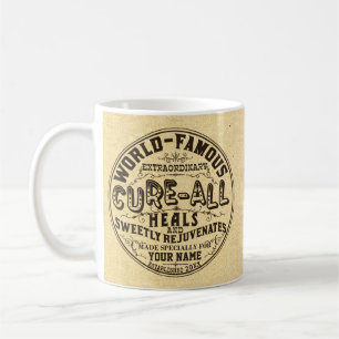 Lustige Vintage personalisierte Heilung alle Kaffeetasse