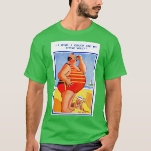 LUSTIGE VINTAGE POSTKARTEN GESTALTUNG BRITISCHE KÜ T-Shirt