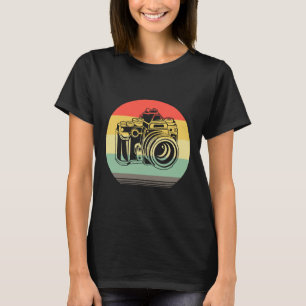 Lustige Vintage Retro-Kamera Fotograf Fotografie T-Shirt