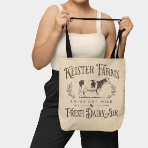 Lustige Vintage-Rinderfarm-Witz-Schild Creme