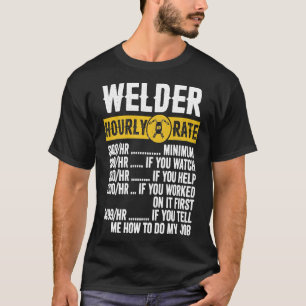 Lustige Vintage-Schweißbekleidung, Schweißer-Stund T-Shirt