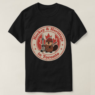 Lustige Vintage Toronto Beaver Hockey Retro T-Shirt