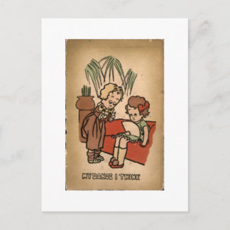 Lustige Vintage-Zahnarzt-Cartoon Es sind Ohren, gl Postkarte