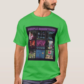 Lustige Violette Berge T-Shirt