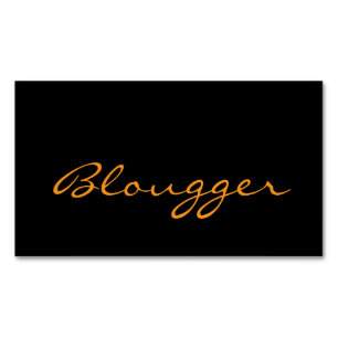 Lustige Visitenkarten für Blougger Magnetische Visitenkarte