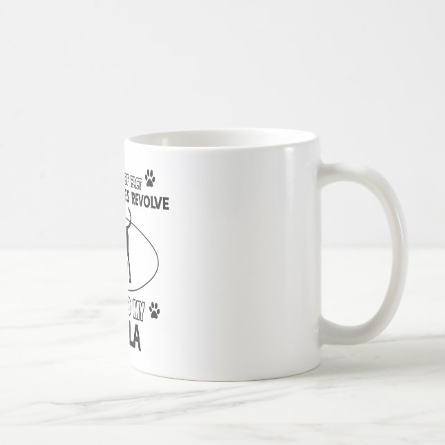 Lustige vizsla Entwürfe Tasse (Rechts)