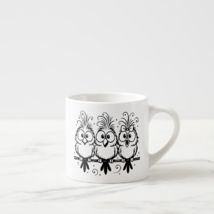Lustige Vögel Cartoon-56456 Espressotasse
