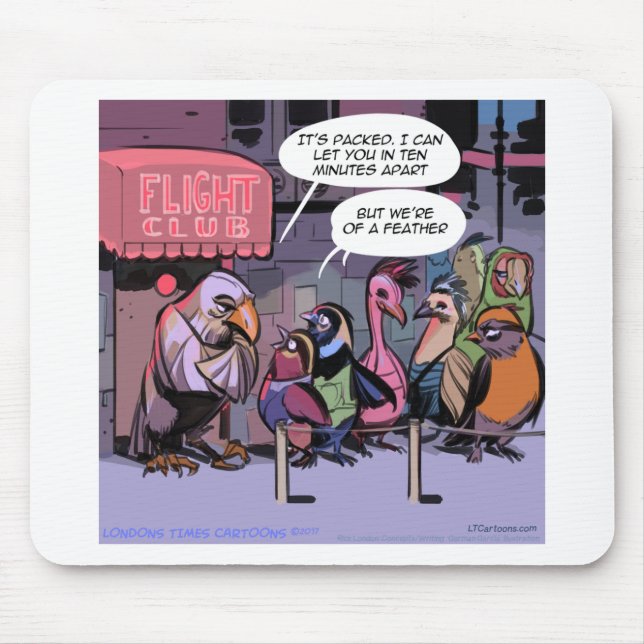 Lustige Vögel von einer Art Mousepad (Vorne)