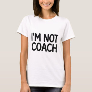 Lustige Volleyball-Weiße Lüge Ich bin nicht Traine T-Shirt
