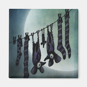 Lustige Vollmond-Schläger Magnet