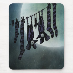 Lustige Vollmond-Schläger Mousepad