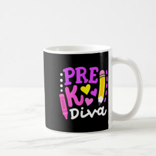 Lustige Vorkinderdiva willkommen zurück im Schulja Kaffeetasse