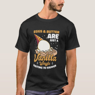 Lustige Waffelkleidung für Jungen oder Mädchen Van T-Shirt