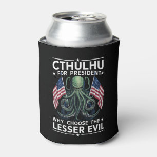 Lustige Wahlen 2024 Cthulhu für Präsident  Dosenkühler