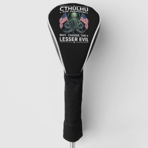 Lustige Wahlen 2024 Cthulhu Für Präsident  Golf Headcover